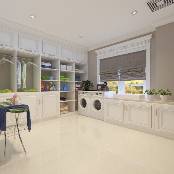Thiết kế phòng giặt biệt thự Vinhome RiverSide - Hoa Phượng